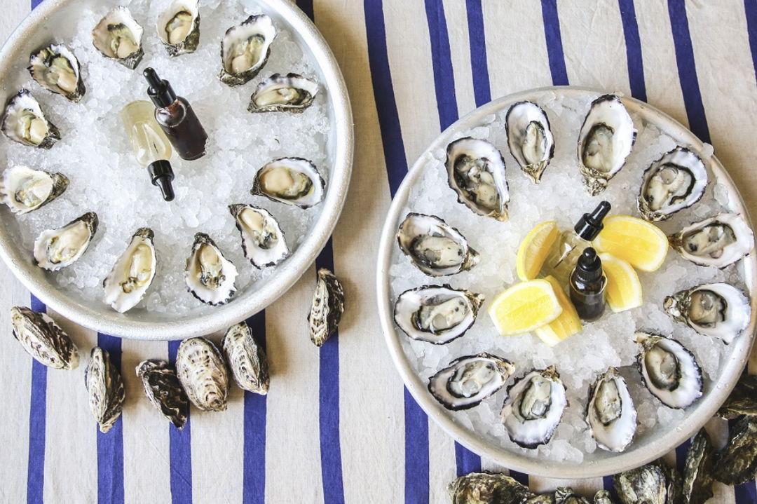 Oysters from Balcony Bar Restaurant in Byron Bay